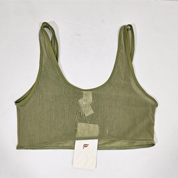 Fabletics Green Double Layer Bra Top *Top Layer Only! - Picture 3 of 5